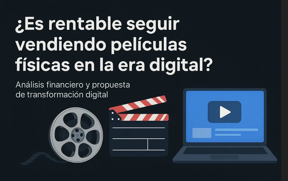 El TFM pregunta si sigue siendo rentable vender películas físicas en la era digital.