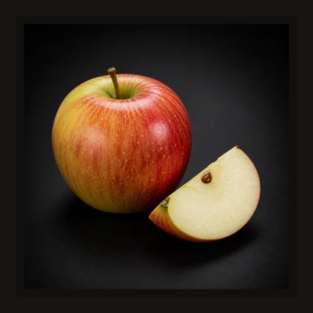 Imagen generada de manzana.