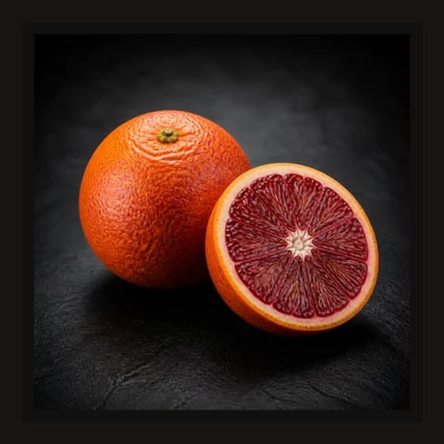 Imagen generada de naranja sanguina.