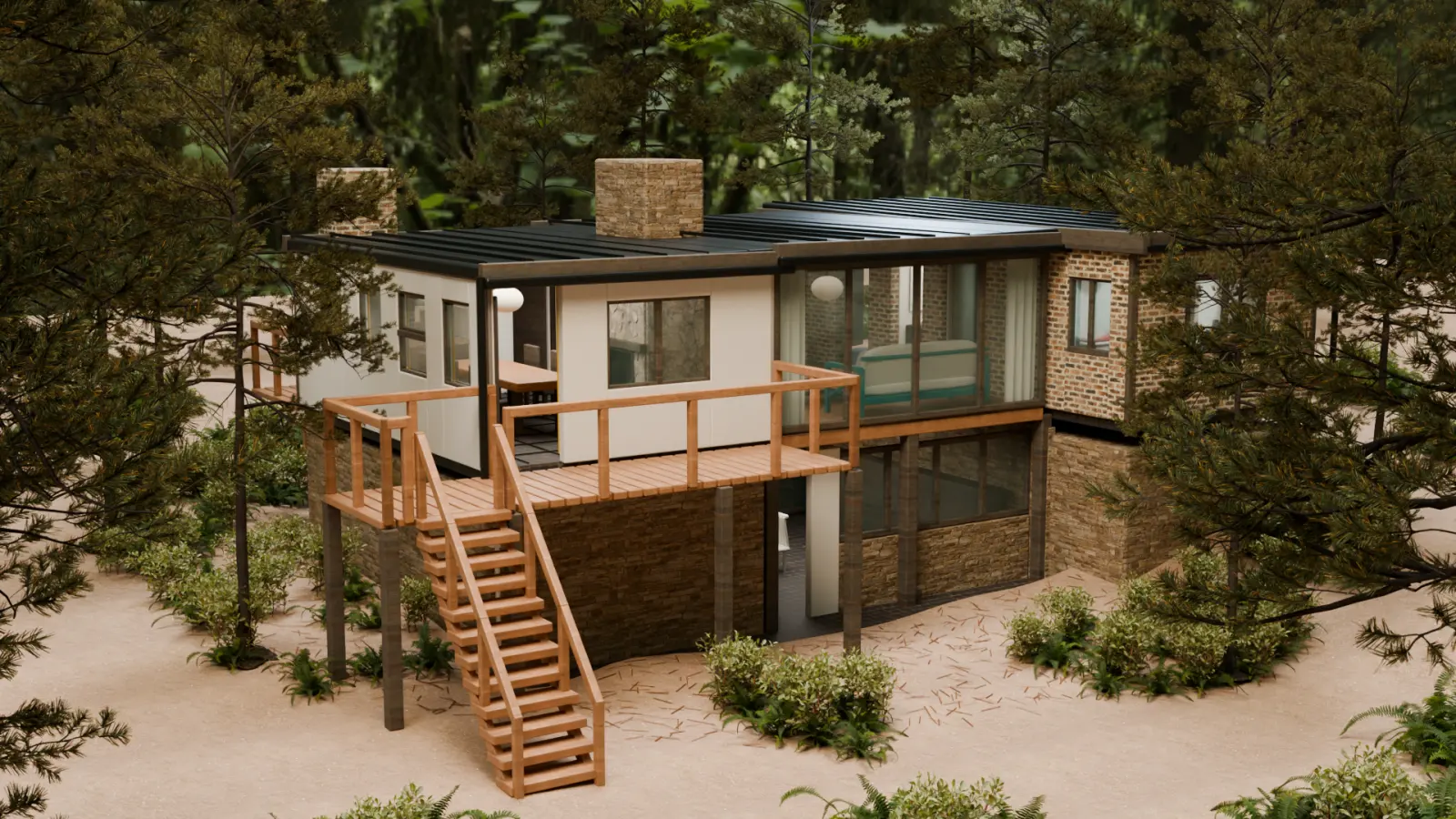 Front facade